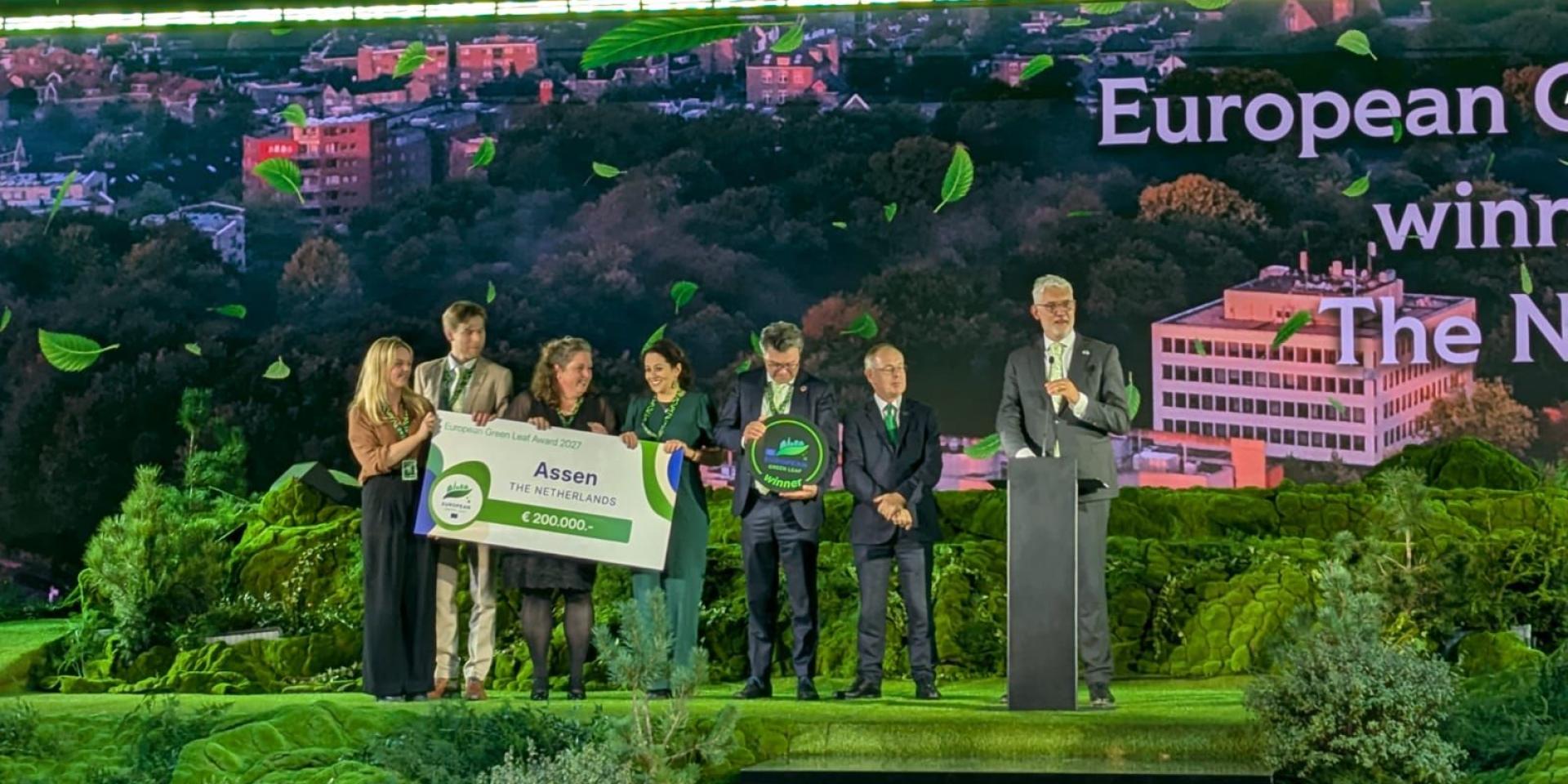 Assen wint European Green Leaf Award 2027!
