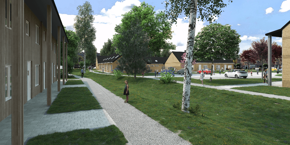 Afbeelding met buitenshuis, gras, hemel, wolk